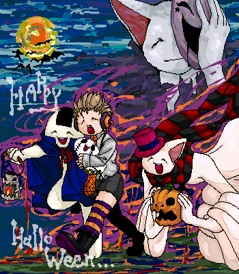 ハロウィン御一行 1さん 8頭身 おにぎり 128頭身